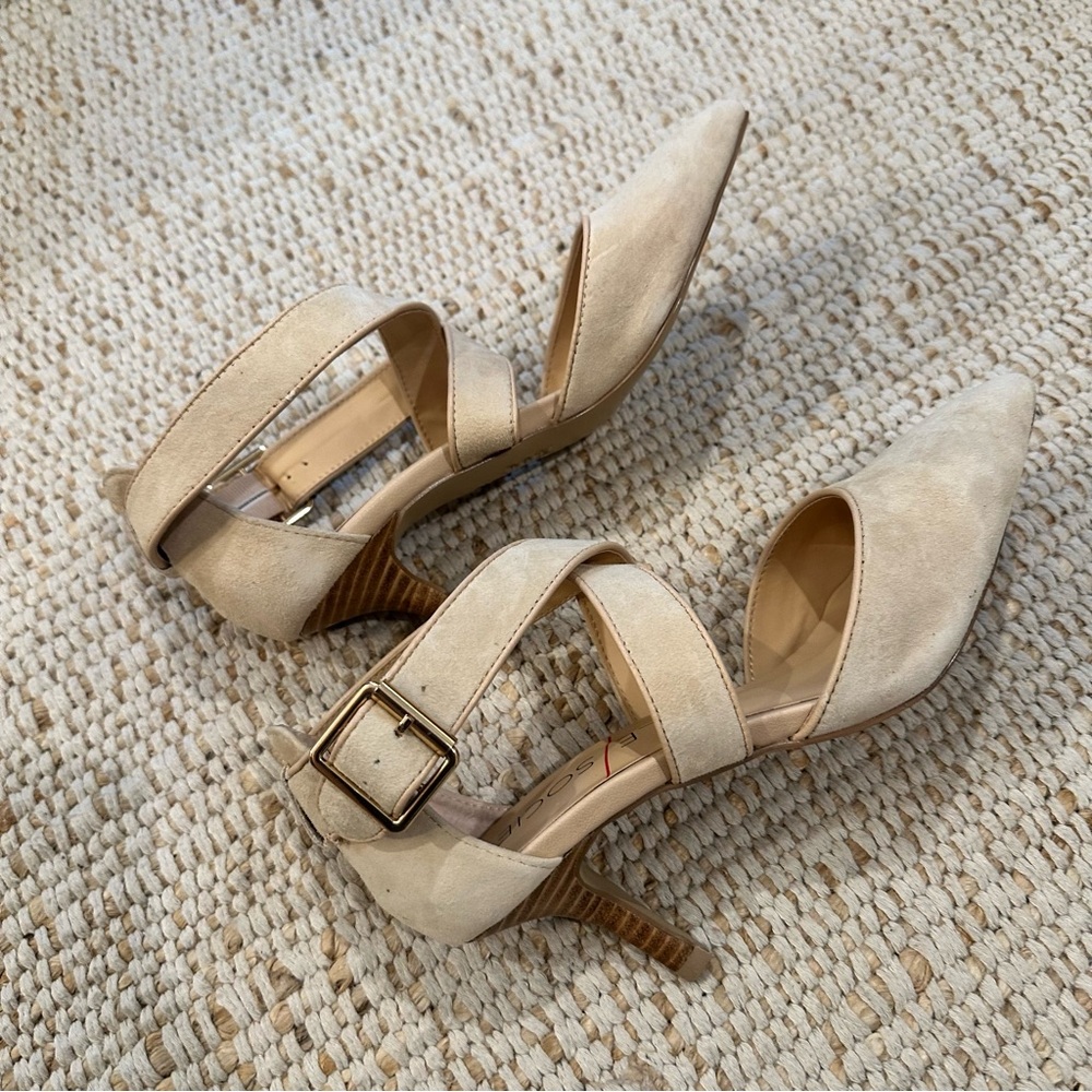 Sole Society Beige Strappy Heels - Picture 4 of 5